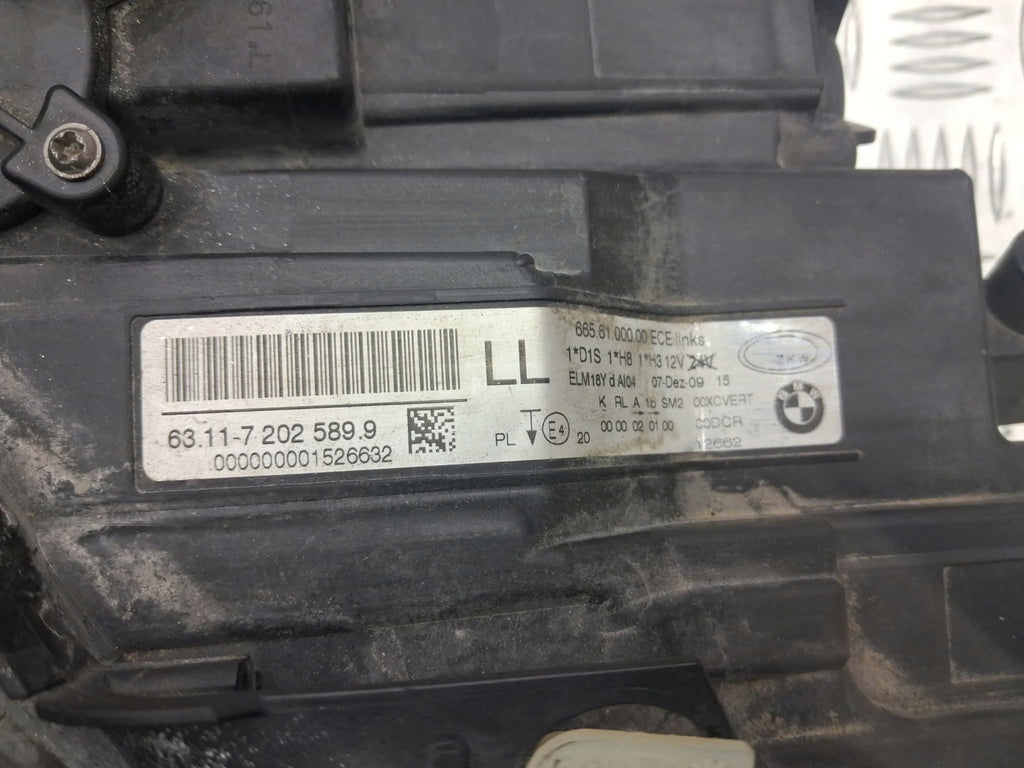 Frontscheinwerfer BMW E91 E90 7202589 Xenon Links Scheinwerfer Headlight SCH3900197336qh