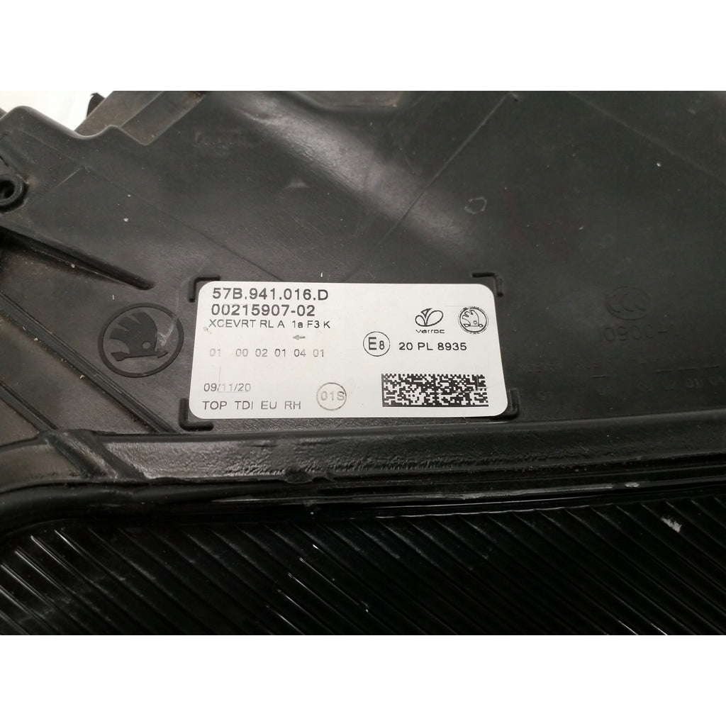 Frontscheinwerfer Skoda Karoq 57B941016D Rechts Scheinwerfer Headlight SCH1381529681mo