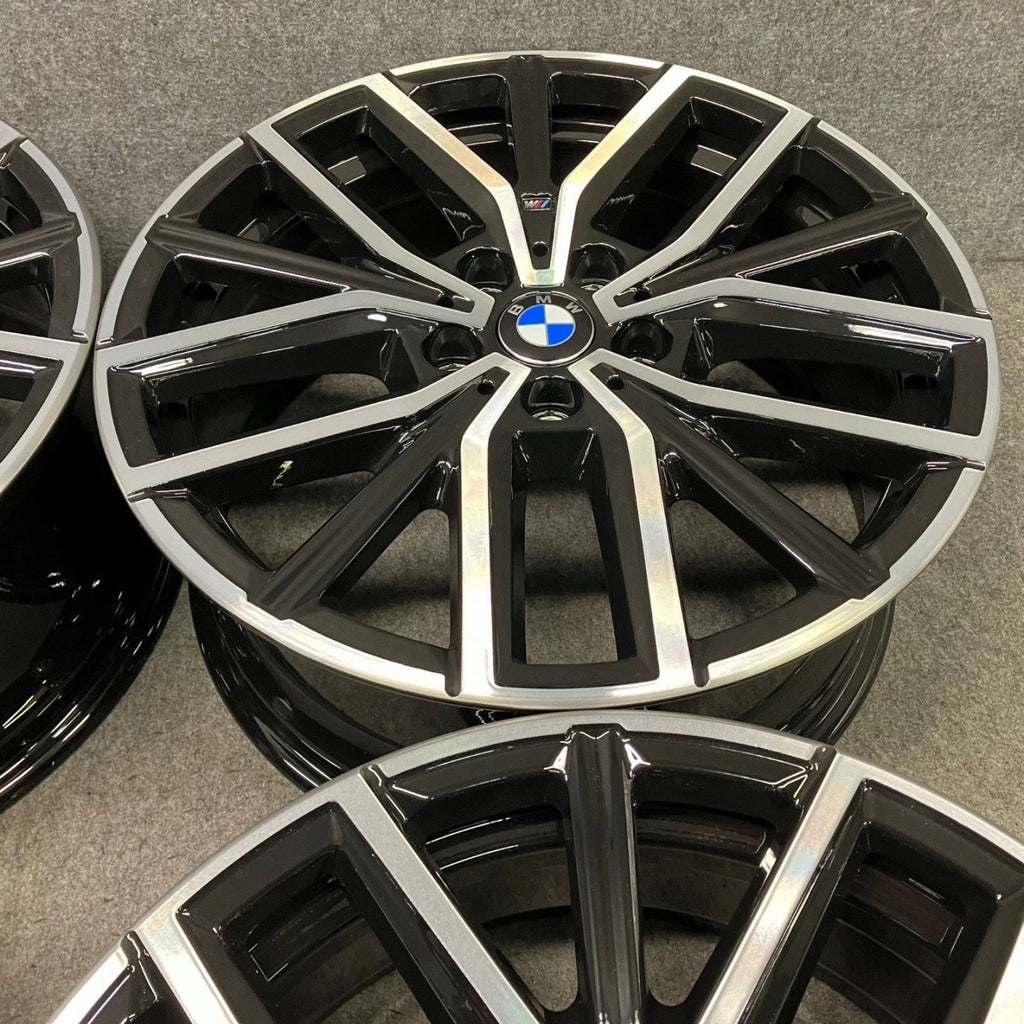 4x Alufelge 18 Zoll 7.5" 5x112 50ET Glanz Schwarz 6891179 BMW Active Tourer Mg FEL9927441267qw