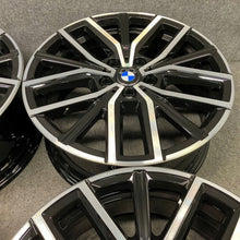 Laden Sie das Bild in den Galerie-Viewer, 4x Alufelge 18 Zoll 7.5" 5x112 50ET Glanz Schwarz 6891179 BMW Active Tourer Mg FEL9927441267qw