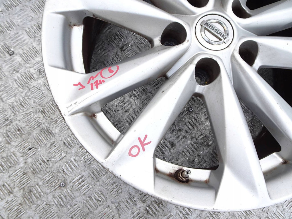 1x Alufelge 17 Zoll 403004EA1D Nissan Qashqai I J11 Rim Wheel FEL6370772574lb