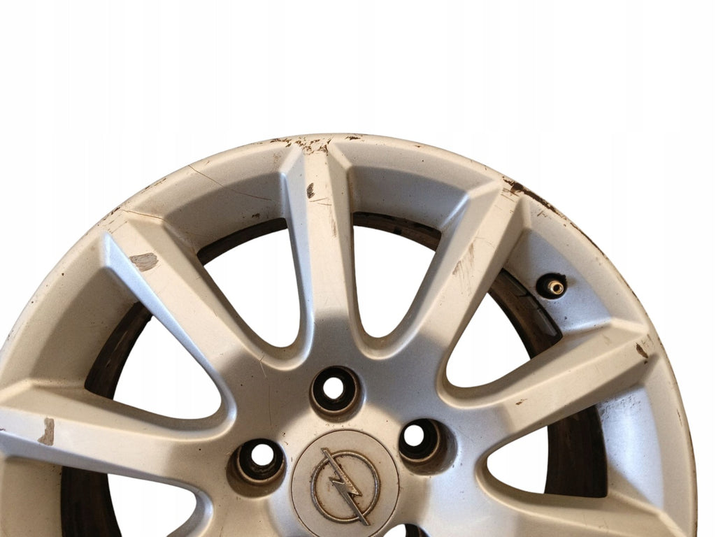 4x Alufelge 16 Zoll 6.5" 5x110 Glanz Silber Opel Astra Zafira B Rim Wheel FEL7439622352al