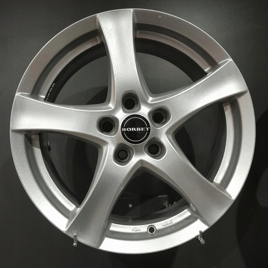 4x Alufelge 17 Zoll 7.0" 5x112 48ET Silber Seat Leon Golf VII II I Rim Wheel FEL9611321584ul