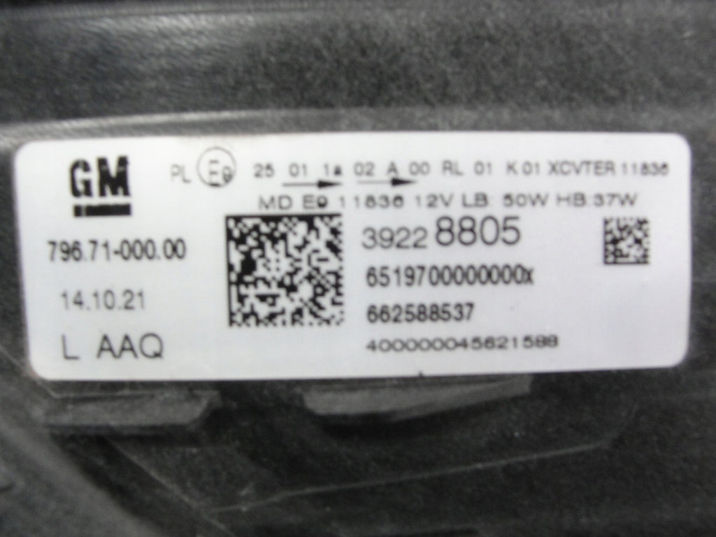 Frontscheinwerfer Opel Astra K 39228805 LED Links Scheinwerfer Headlight SCH2550802860zd