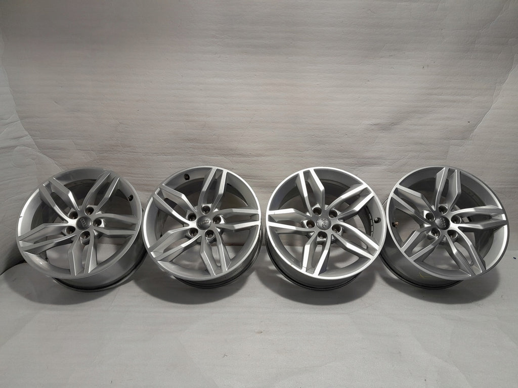 4x Alufelge 18 Zoll 8.5" 5x112 29ET Silber 8W0601025BH Audi A4 B9 Rim Wheel FEL7813945644ow