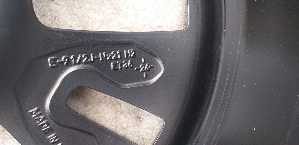 1x Alufelge 21 Zoll 9.5" 5x112 36ET Glanz Graphit 4KE601025E Audi E Tron Etron FEL8044368827bd