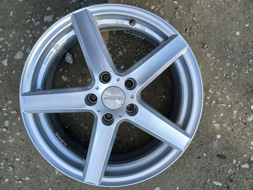 4x Alufelge 17 Zoll 6.5" 5x112 38ET Glanz Silber Rim Wheel FEL8923608715ta