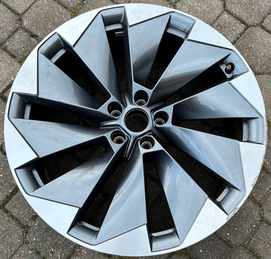 1x Alufelge 21 Zoll 8.5" 5x112 40ET Glanz Graphit 5LA601025BL Mg Enyaq Rim Wheel FEL7974208653dd