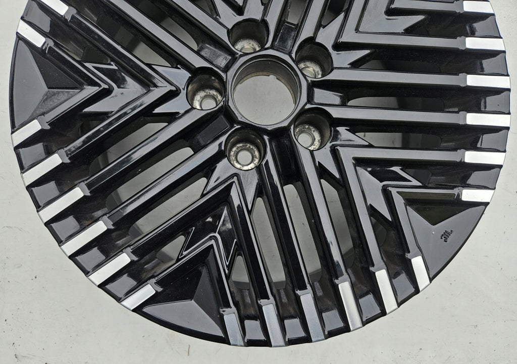 1x Alufelge 17 Zoll 6.5" 5x114.3 45ET Glanz Schwarz Nissan Leaf Rim Wheel FEL2546655695my