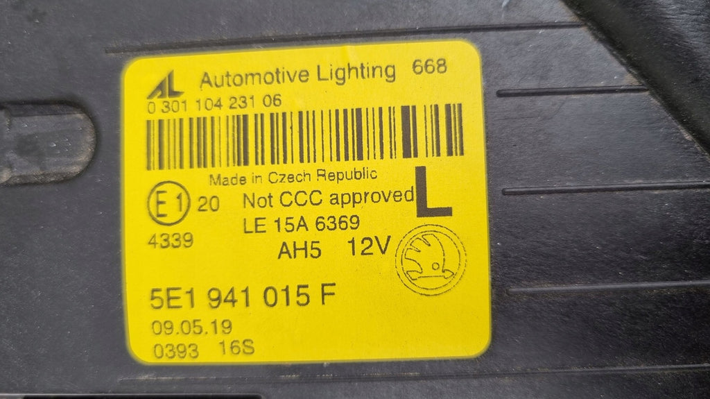 Frontscheinwerfer Skoda Octavia III 5E1941015F Full LED Links Headlight SCH6585851076tf