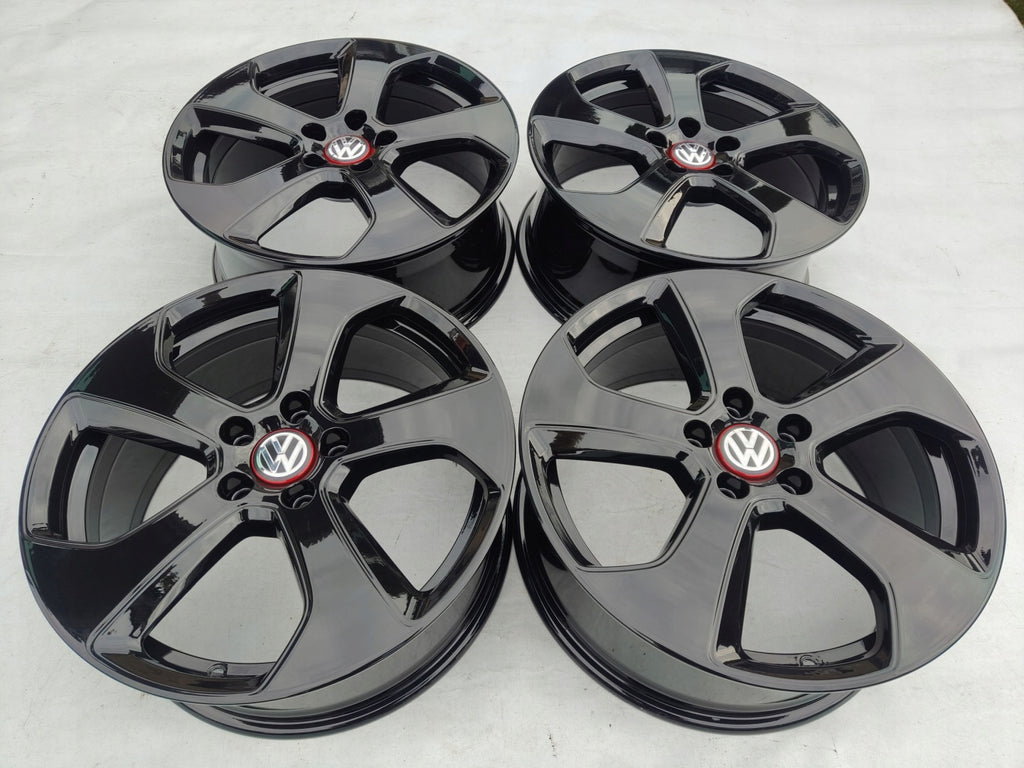 4x Alufelge 18 Zoll 7.5" 5x112 49ET 5G0601025AS VW Golf VIII Touran I Rim Wheel FEL8346373406vl