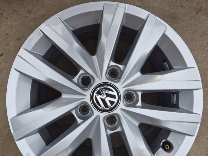 1x Alufelge 16 Zoll 6.5" 5x120 51ET Glanz Silber 7E0601025N VW Multivan FEL8327348519rf