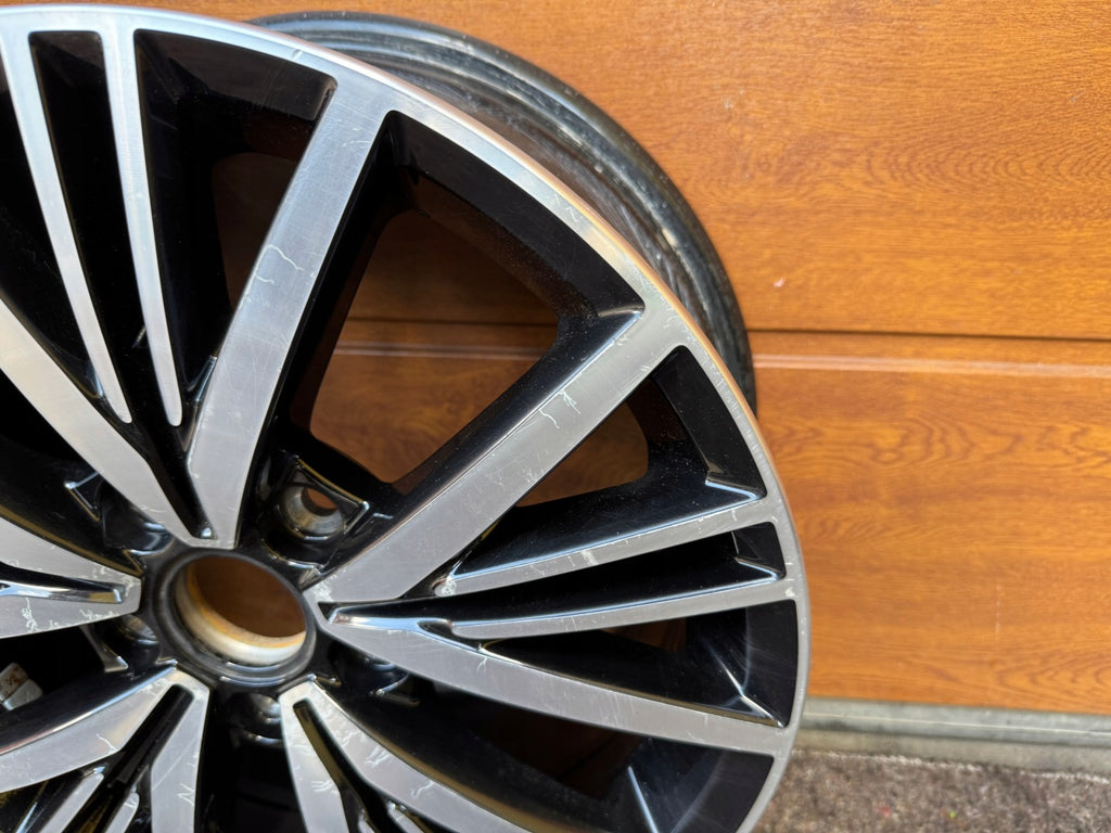 1x Alufelge 16 Zoll 6.5" 5x112 46ET Glanz Schwarz 5G0601025CD VW Golf Vii FEL8665071467vc