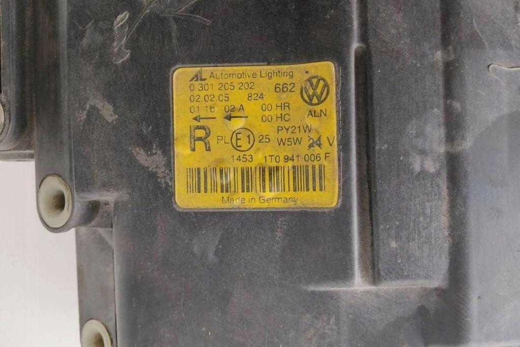 Frontscheinwerfer VW Touran 1T0941006D Rechts Scheinwerfer Headlight