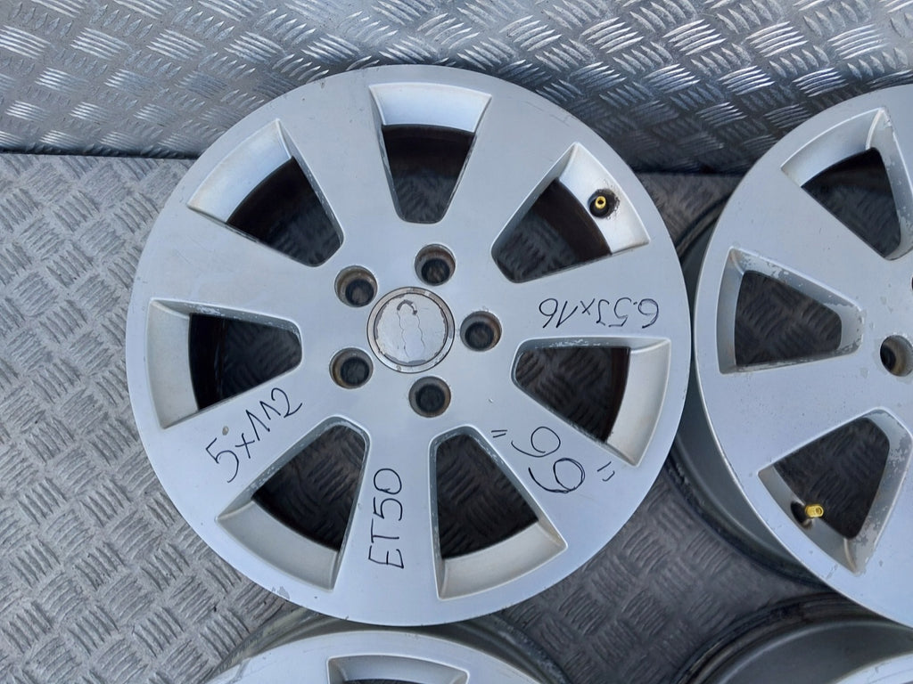 4x Alufelge 16 Zoll 6.5" 5x112 50ET 8P0601025A Audi A3 Rim Wheel FEL3797240946bu