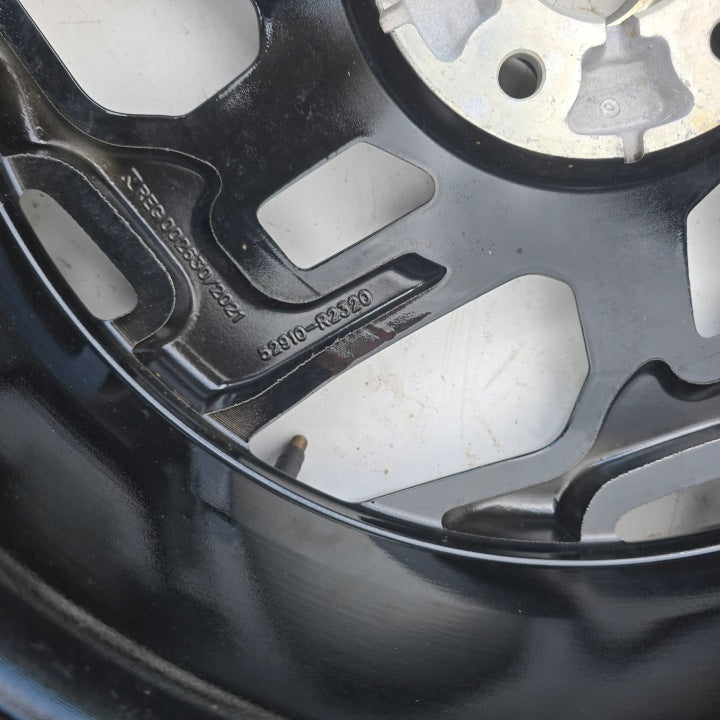 1x Alufelge 19 Zoll 7.5" 5x114.3 51ET Glanz Schwarz 52910-R2300 Kia Sportage V FEL4539075279uh