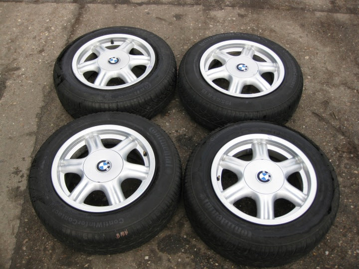 4x Alufelge 15 Zoll 7.0" 5x120 47ET KBA42184 BMW E36 Rim Wheel FEL9601361379mw