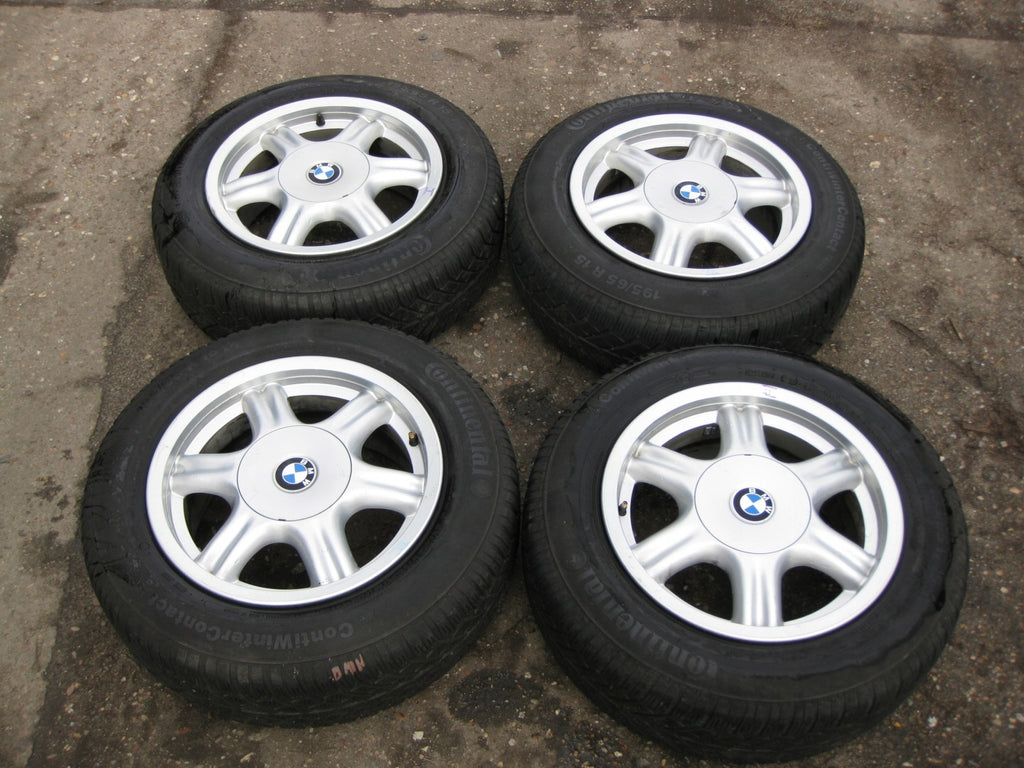4x Alufelge 15 Zoll 7.0" 5x120 47ET KBA42184 BMW E36 Rim Wheel FEL9601361379mw