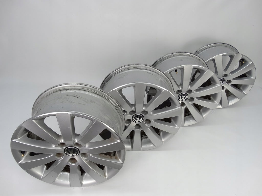 4x Alufelge 17 Zoll 7.5" 5x112 47ET Glanz Silber 3C0601025AJ VW Passat Rim Wheel FEL3934666664ea