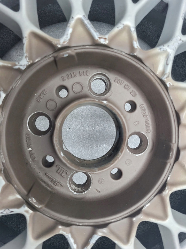 1x Alufelge 14 Zoll 6.5" 4x100 30ET Matt Silber 2225540 BMW 3 E30 Rim Wheel FEL1588023342to