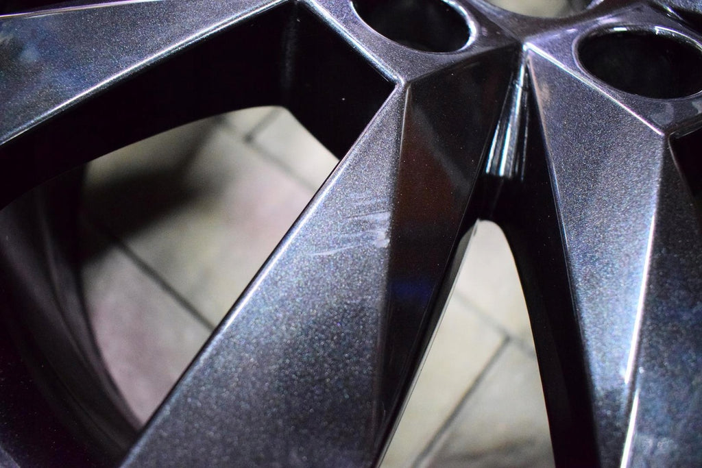 1x Alufelge 17 Zoll 6.0" 5x112 48ET Glanz Graphit 5E0601025N Skoda Octavia Iii