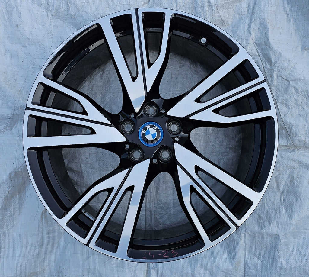 1x Alufelge 20 Zoll 8.5" 5x112 50ET Glanz Schwarz 6857573 BMW I8 Rim Wheel FEL4055089180ce