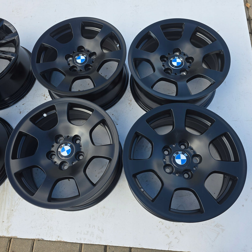 4x Alufelge 16 Zoll 7.0" 5x120 20ET Glanz Silber 6762000 BMW E60 E61 Rim Wheel FEL7443170531jc