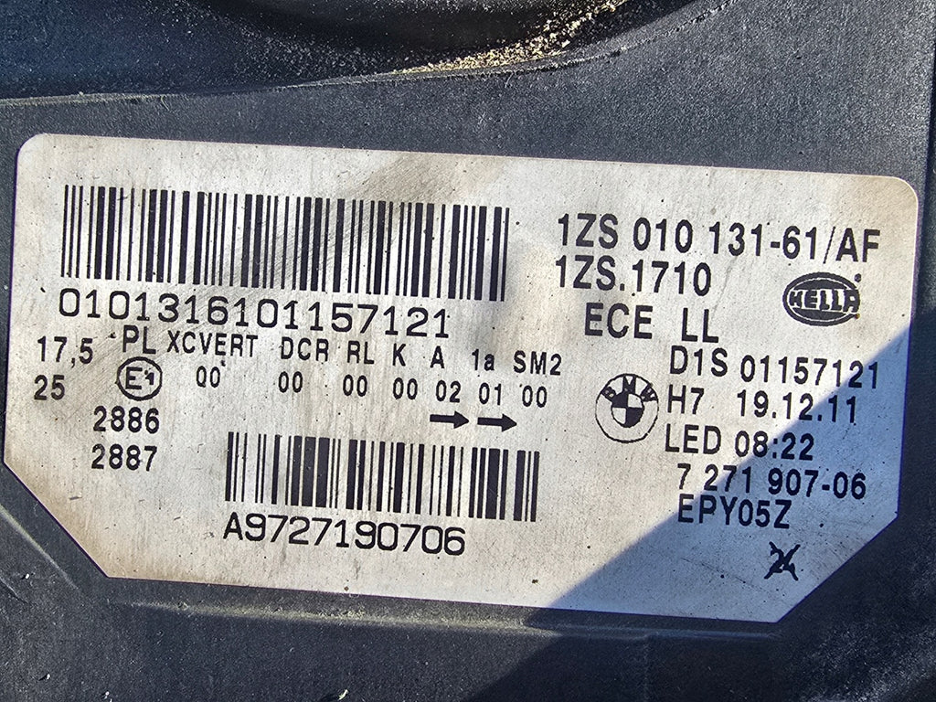 Frontscheinwerfer BMW 5 F11 F10 1ZS010131-61 Links Scheinwerfer Headlight SCH8886786610ev