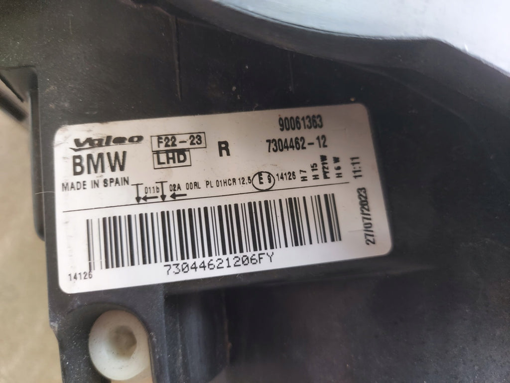 Frontscheinwerfer BMW F22 F23 7304462 Rechts Scheinwerfer Headlight SCH7660845338xa