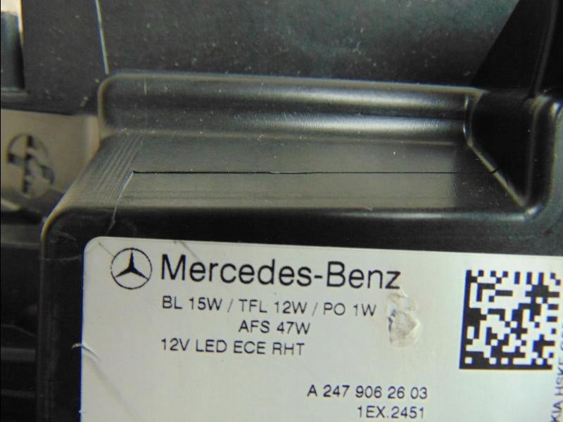 Frontscheinwerfer Mercedes-Benz W247 A2479062603 LED Rechts Headlight