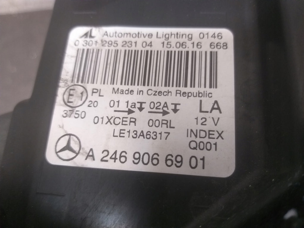 Frontscheinwerfer Mercedes-Benz W246 A2466096901 Full LED Links Headlight SCH2763424078zy