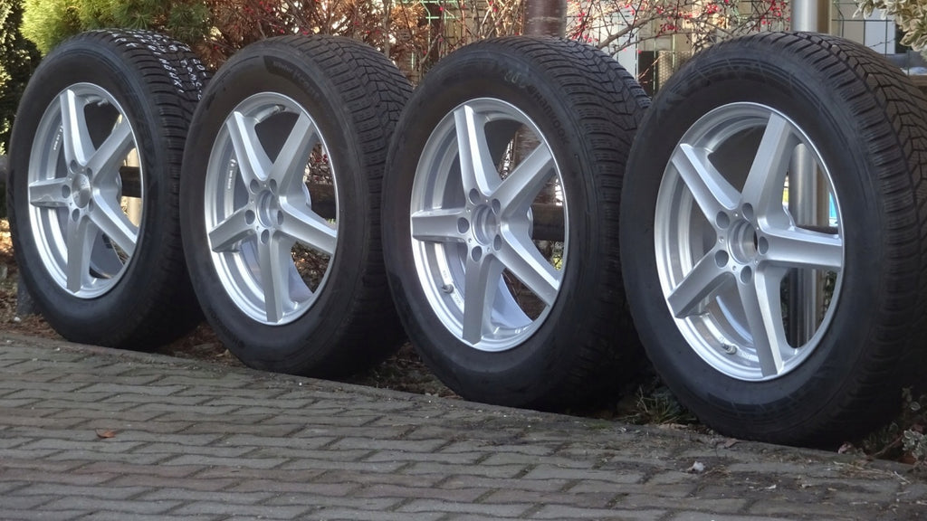 4x Alufelge 17 Zoll 6.5" 5x112 44ET Silber KBA55168 KBA52975 Audi 4 I Rim Wheel FEL3610142419zy