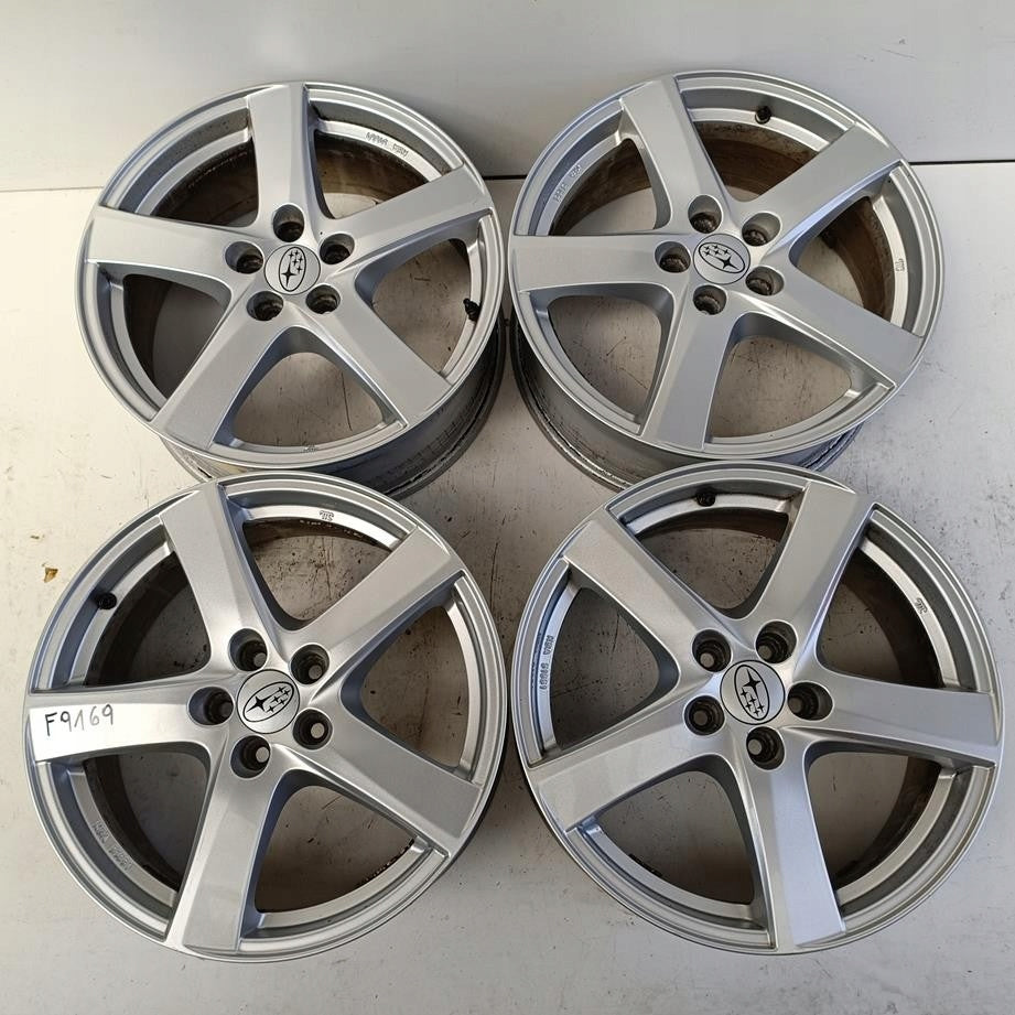 4x Alufelge 17 Zoll 7.0" 5x100 48ET Subaru Impreza Forester Legacy I Rim Wheel FEL1587222643lr