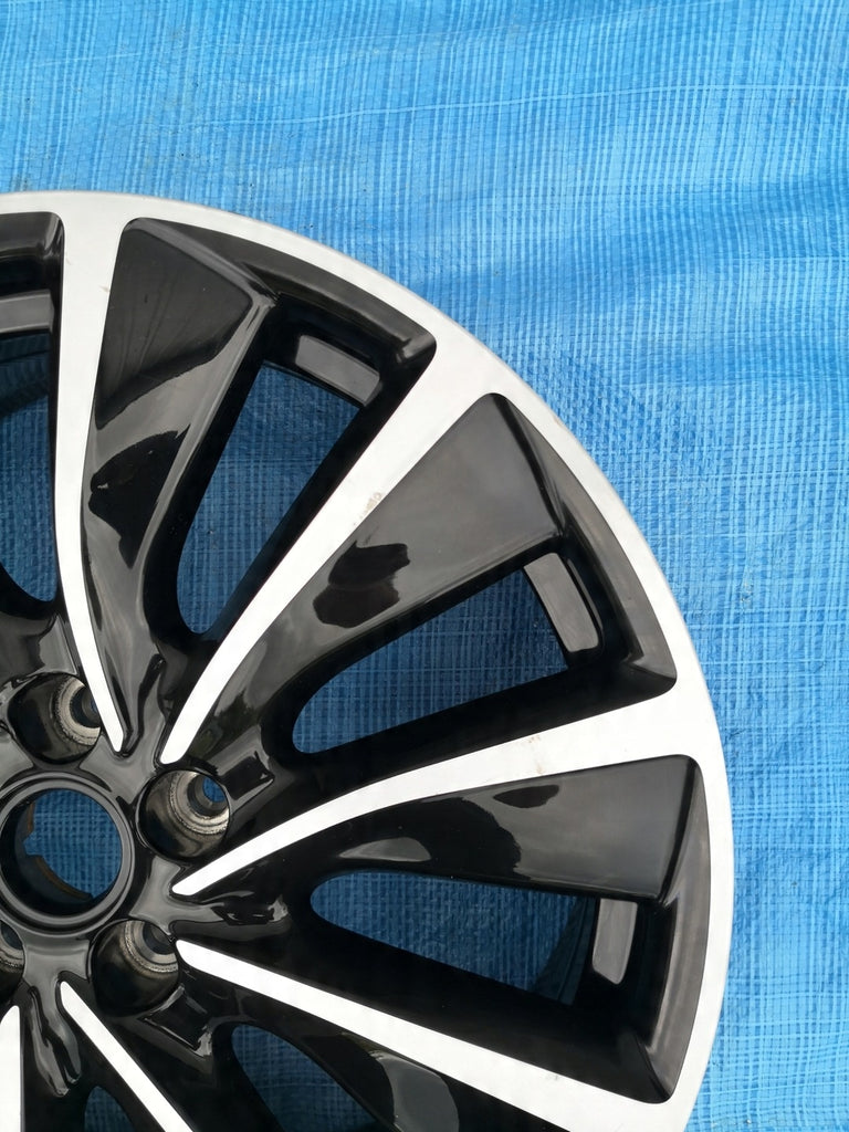 1x Alufelge 19 Zoll 7.0" 5x108 38ET Glanz Schwarz YP00174580 Opel Grandland X