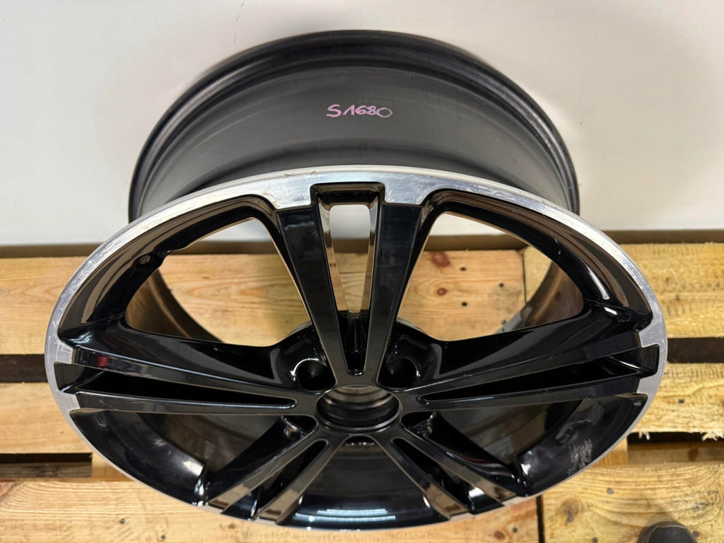 1x Alufelge 18 Zoll 7.5" 5x112 49ET Glanz Schwarz A1774011300 Mercedes-Benz W177 FEL7790855436dt