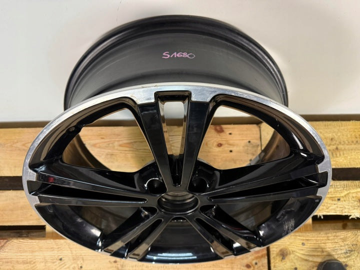 1x Alufelge 18 Zoll 7.5" 5x112 49ET Glanz Schwarz A1774011300 Mercedes-Benz W177 FEL7790855436dt