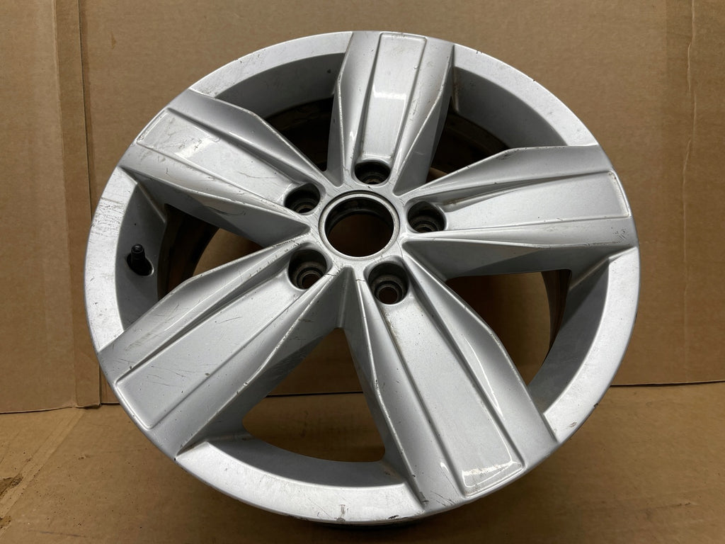 1x Alufelge 16 Zoll 7.0" 5x112 42ET Glanz Silber 2K5601025Q VW Caddy Rim Wheel