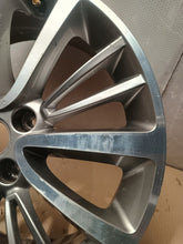 Load image into Gallery viewer, 1x Alufelge 17 Zoll 6.5" 4x108 20ET Glanz Grau 672044871 Mg Crossland Rim Wheel FEL2897143985nj