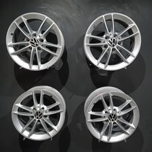 Load image into Gallery viewer, 4x Alufelge 16 Zoll 6.5" 5x112 44ET Glanz Silber A1774010100 Mercedes-Benz Caddy FEL9389460904gl