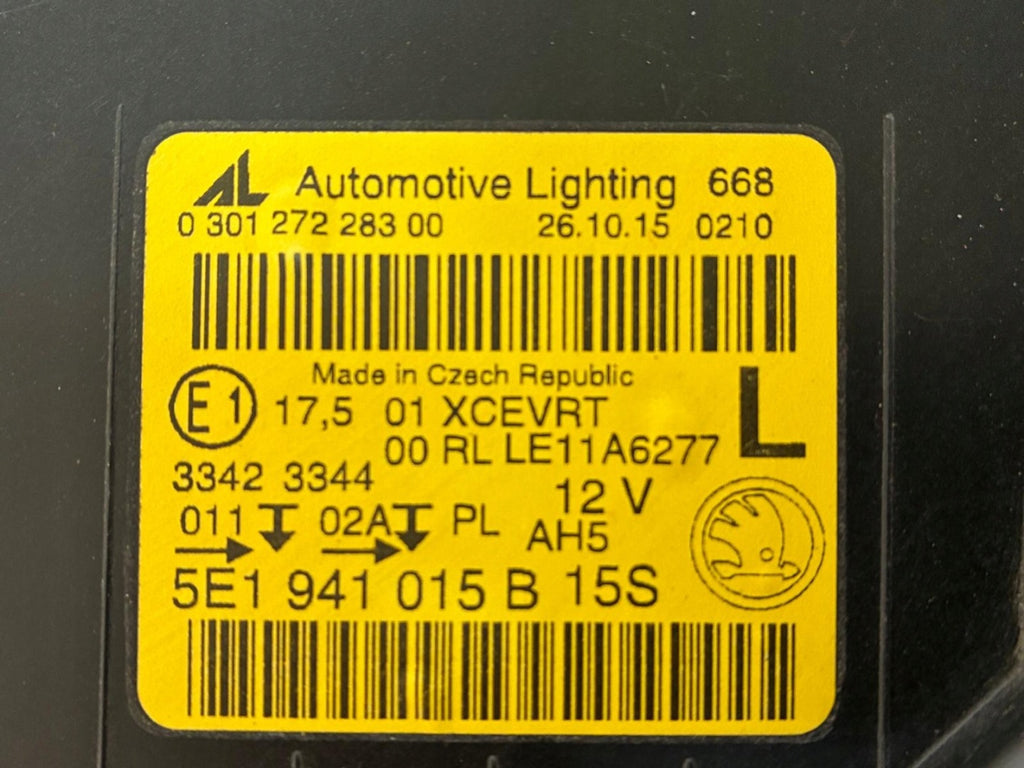 Frontscheinwerfer Skoda Octavia III 5E1941015B Xenon Links Headlight SCH7162526496ih