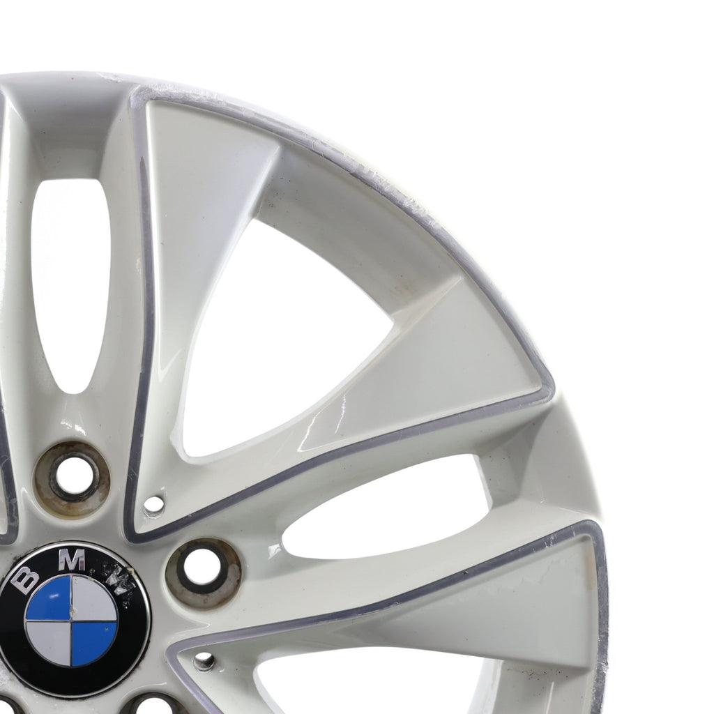 1x Alufelge 17 Zoll 7.5" 5x120 43ET Glanz Weiß 6850152 BMW 1 F21 F20 Rim Wheel FEL1343074364fk