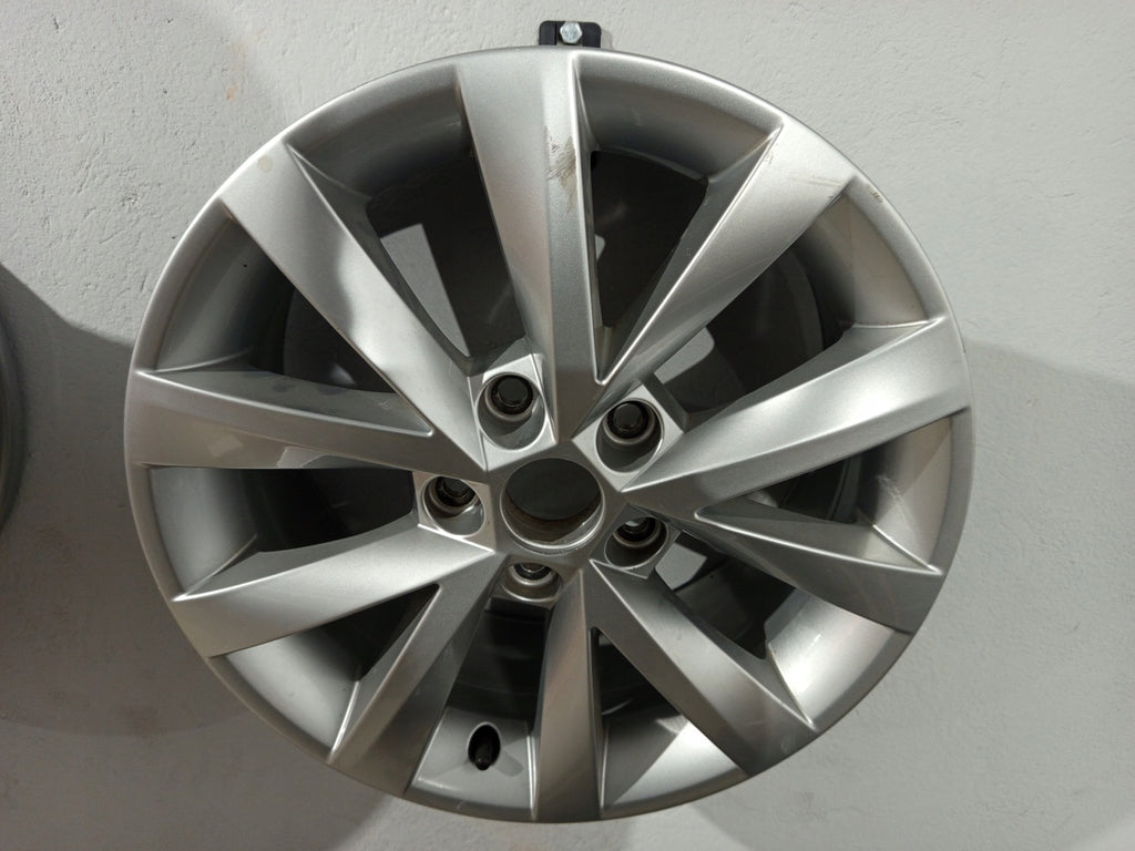 1x Alufelge 16 Zoll 6.5" 5x112 46ET Silber 5E0601025BJ Skoda I Rim Wheel FEL3323840854dw