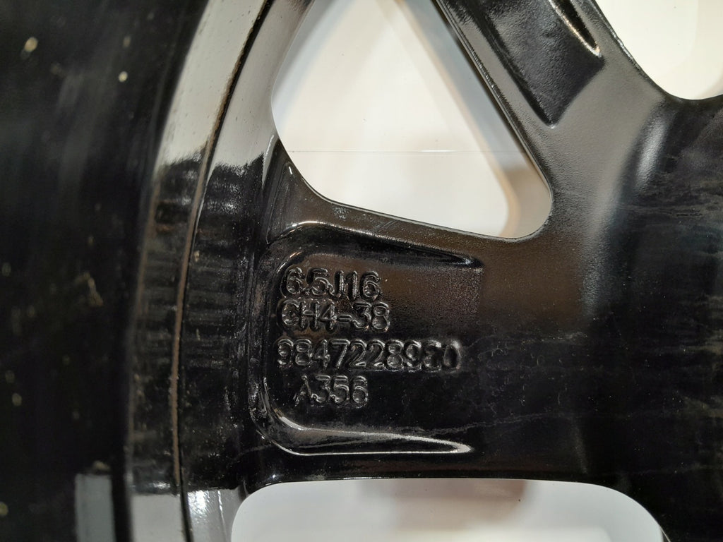 1x Alufelge 16 Zoll 6.5" 4x108 38ET Glanz 9847228980 Opel Corsa F Rim Wheel FEL9448044035xt