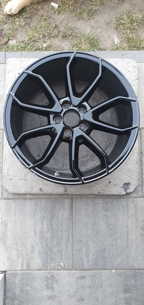 1x Alufelge 17 Zoll 7.5" 5x100 46ET Glanz Schwarz 82A071497 Audi A1 Rim Wheel FEL3656369955ky