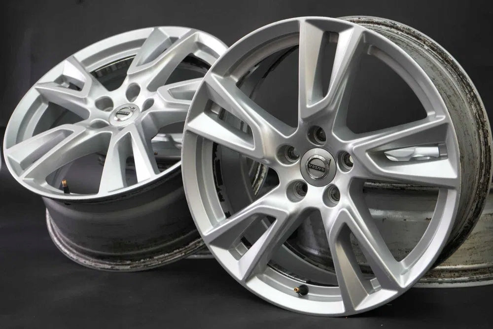 4x Alufelge 18 Zoll 7.5" 5x108 50 5ET Glanz Silber 31362866 Volvo I Rim Wheel FEL2909024550vk