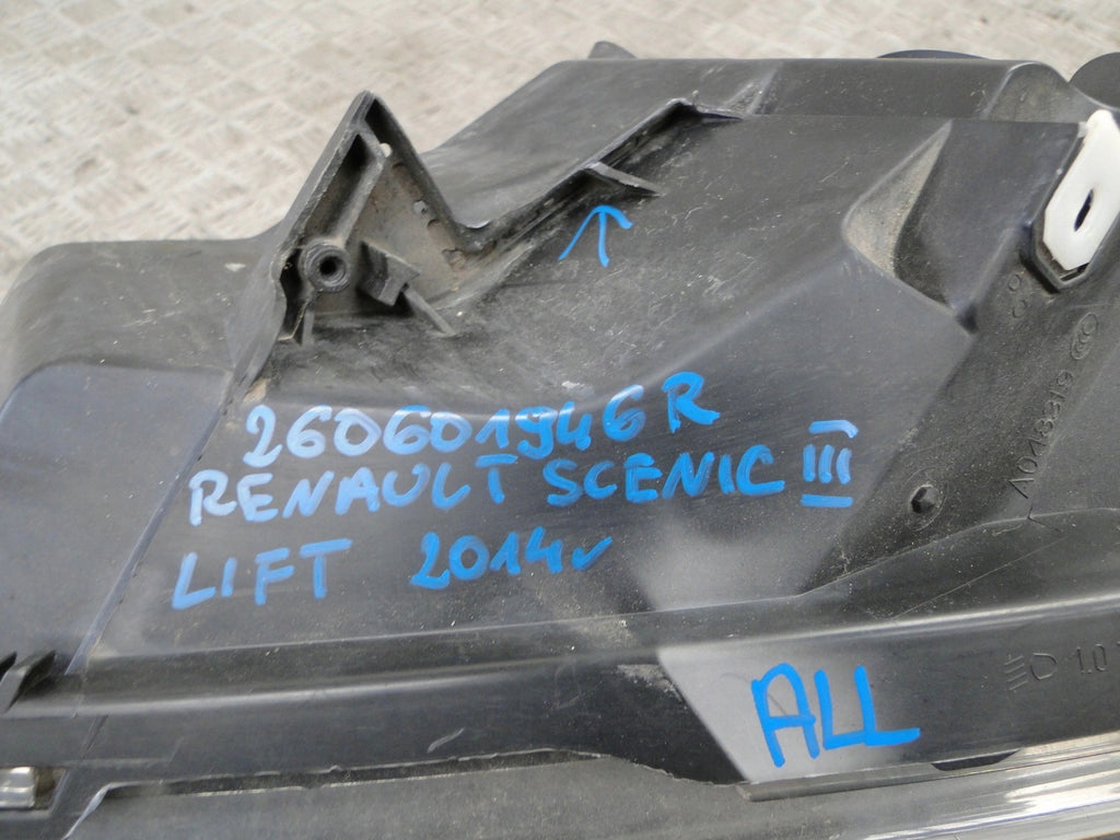 Frontscheinwerfer Renault Scenic 260601946R Xenon Links Scheinwerfer Headlight SCH3702054881om