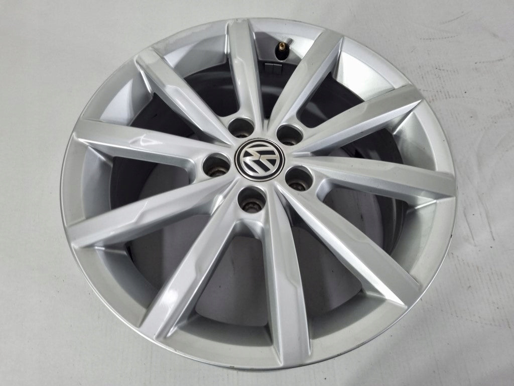 1x Alufelge 16 Zoll 7.0" 5x100 46ET Glanz Grau 6C0601025A VW I Rim Wheel FEL4583225319el