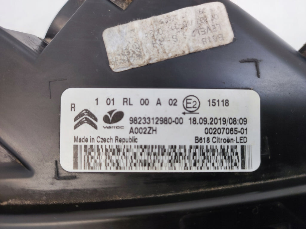 Frontscheinwerfer Citroën C3 III 9823312980 LED Rechts Scheinwerfer Headlight