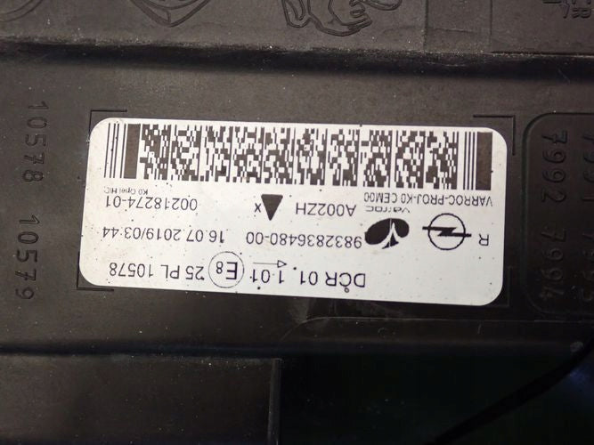 Frontscheinwerfer Opel Zafira C Vivaro 9832836480 Xenon Rechts Headlight