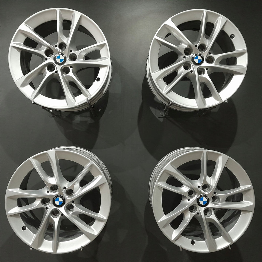 4x Alufelge 16 Zoll 7.0" 5x112 47ET Glanz Silber 6855083 BMW 2 F45 F46 Rim Wheel FEL4506759571pn